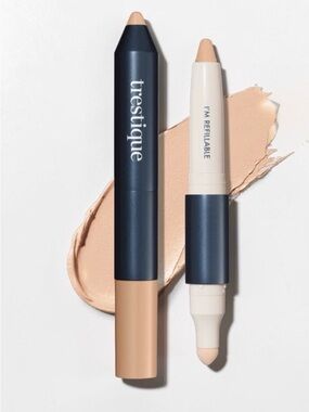 treStiQue Dual-Ended Concealer & Blending Sponge in Clay NEW